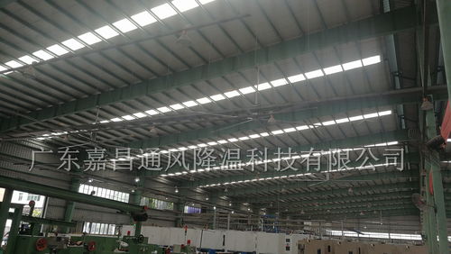 航空装备工厂车间工业大风扇通风降温工程与建筑智能化控制设备融合应用案例